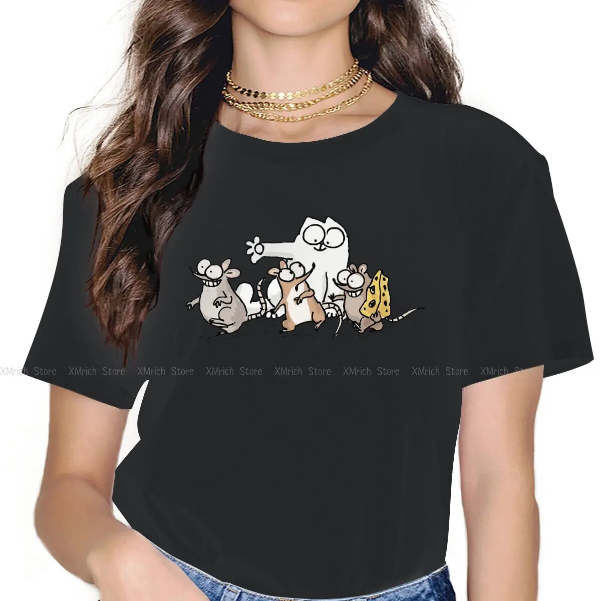 Vintage Trending T-Shirts for Women Round Neck Pure Cotton T Shirt Simon's Cat Freedom and Humor Whimsy Short Sleeve Tees 
Vintage Trending T-Shirts for Women Round Neck Pure Cotton T Shirt Simon's Cat Freedom and Humor Whimsy Short Sleeve Tees