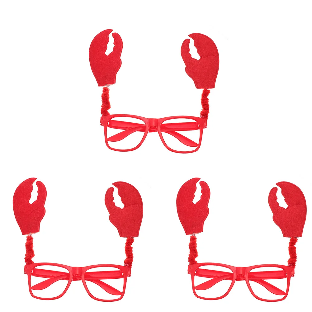 3pcs Eyeglasses Prop Decorative Cartoon Funny Eyeglasses Party Glasses Crab Eyeglasses for Children
3pcs Eyeglasses Prop Decorative Cartoon Funny Eyeglasses Party Glasses Crab Eyeglasses for Children