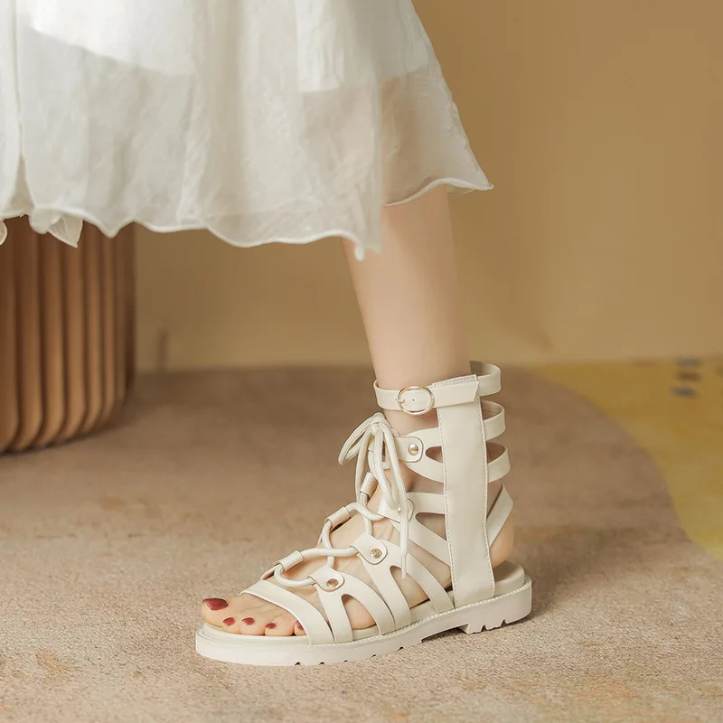 Roman Sandals Women's 2022 Summer New Soft Bottom All-match Flat Sandals Female Fairy Wind Casual Sandals
Roman Sandals Women's 2022 Summer New Soft Bottom All-match Flat Sandals Female Fairy Wind Casual Sandals