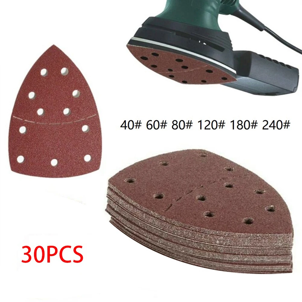 30pcs Sanding Sheets Triangle Mouse Detail Sander Pads Self-adhesive Sandpaper Triangle Polishing Abrasive Tools Grit 40-240
30pcs Sanding Sheets Triangle Mouse Detail Sander Pads Self-adhesive Sandpaper Triangle Polishing Abrasive Tools Grit 40-240