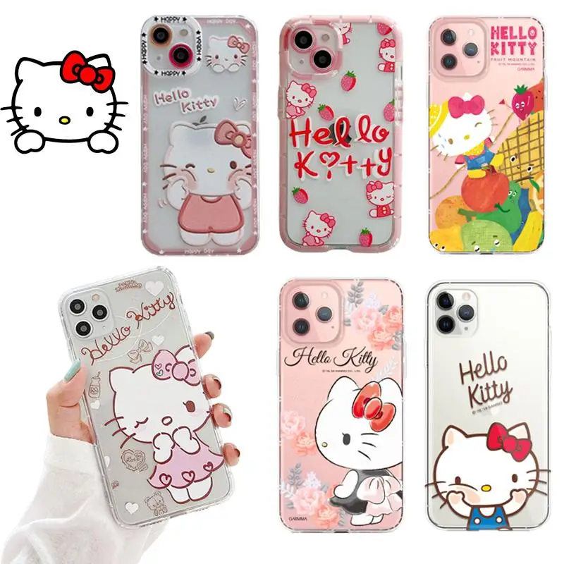 Kawaii Sanrios Hellokittys Iphone 11/13Pro Max Transparent Mobile Phone Soft Shell Anti-Fall Anime Mobile Phone Protective Cover
Kawaii Sanrios Hellokittys Iphone 11/13Pro Max Transparent Mobile Phone Soft Shell Anti-Fall Anime Mobile Phone Protective Cover
