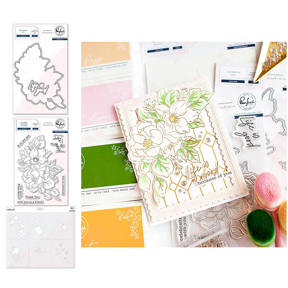 Arrival New Metal Cutting Dies Diy Scrapbook Craft Album Card Life is Good Decoration Embossing Mold Christmas Stamp Stencil Set
Arrival New Metal Cutting Dies Diy Scrapbook Craft Album Card Life is Good Decoration Embossing Mold Christmas Stamp Stencil Set