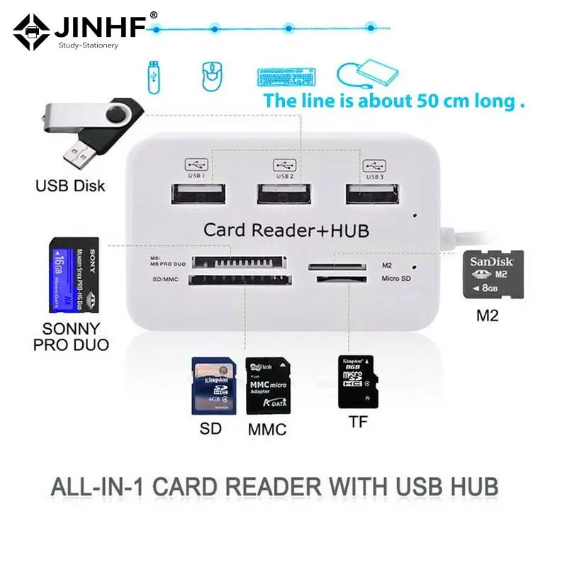 USB HUB 3.0 USB Splitter 3 Ports Extensor Multi USB Extension Multiple 3 0 Hub 2.0 SD Card Reader USB3.0 Expander For Home PC
USB HUB 3.0 USB Splitter 3 Ports Extensor Multi USB Extension Multiple 3 0 Hub 2.0 SD Card Reader USB3.0 Expander For Home PC
