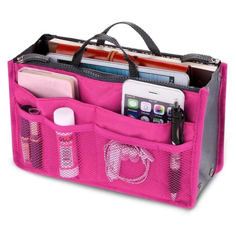 Organizer Insert Bag Women Nylon Travel Pouch Storage Bag Handbag Purse Large liner Lady Makeup Cosmetic Bag Cheap Female Tote
Organizer Insert Bag Women Nylon Travel Pouch Storage Bag Handbag Purse Large liner Lady Makeup Cosmetic Bag Cheap Female Tote