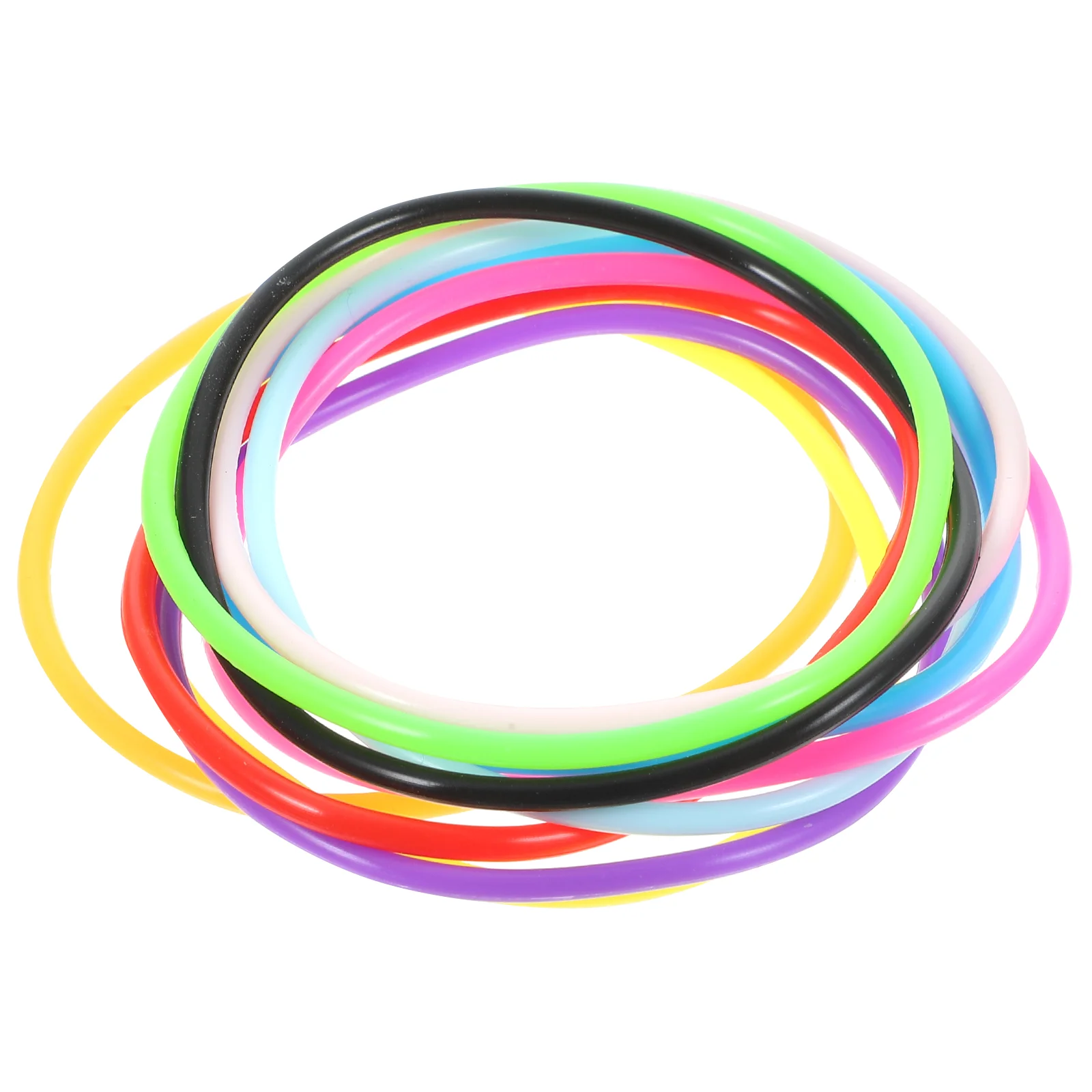10 Pcs Wristband Hair Ropes Jelly Bracelets 80's Adult Size Elasticity Stretch Children Plaything Silica Gel Colored
10 Pcs Wristband Hair Ropes Jelly Bracelets 80's Adult Size Elasticity Stretch Children Plaything Silica Gel Colored