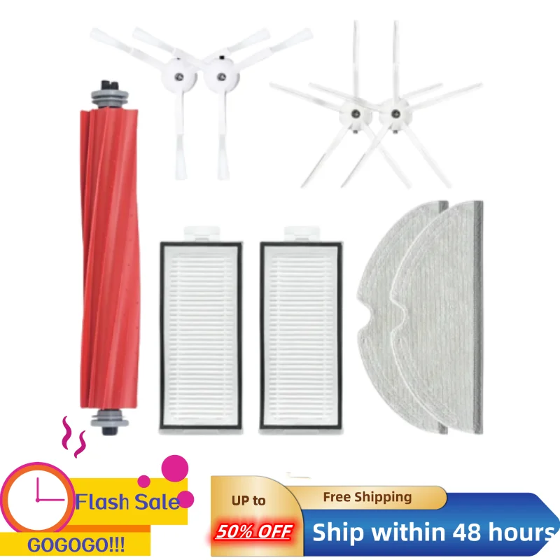 Main Brush Side Brush Filter For Xiaomi Roborock Q7 Max / Q7 Max+ Robot Vacuum Parts
Main Brush Side Brush Filter For Xiaomi Roborock Q7 Max / Q7 Max+ Robot Vacuum Parts