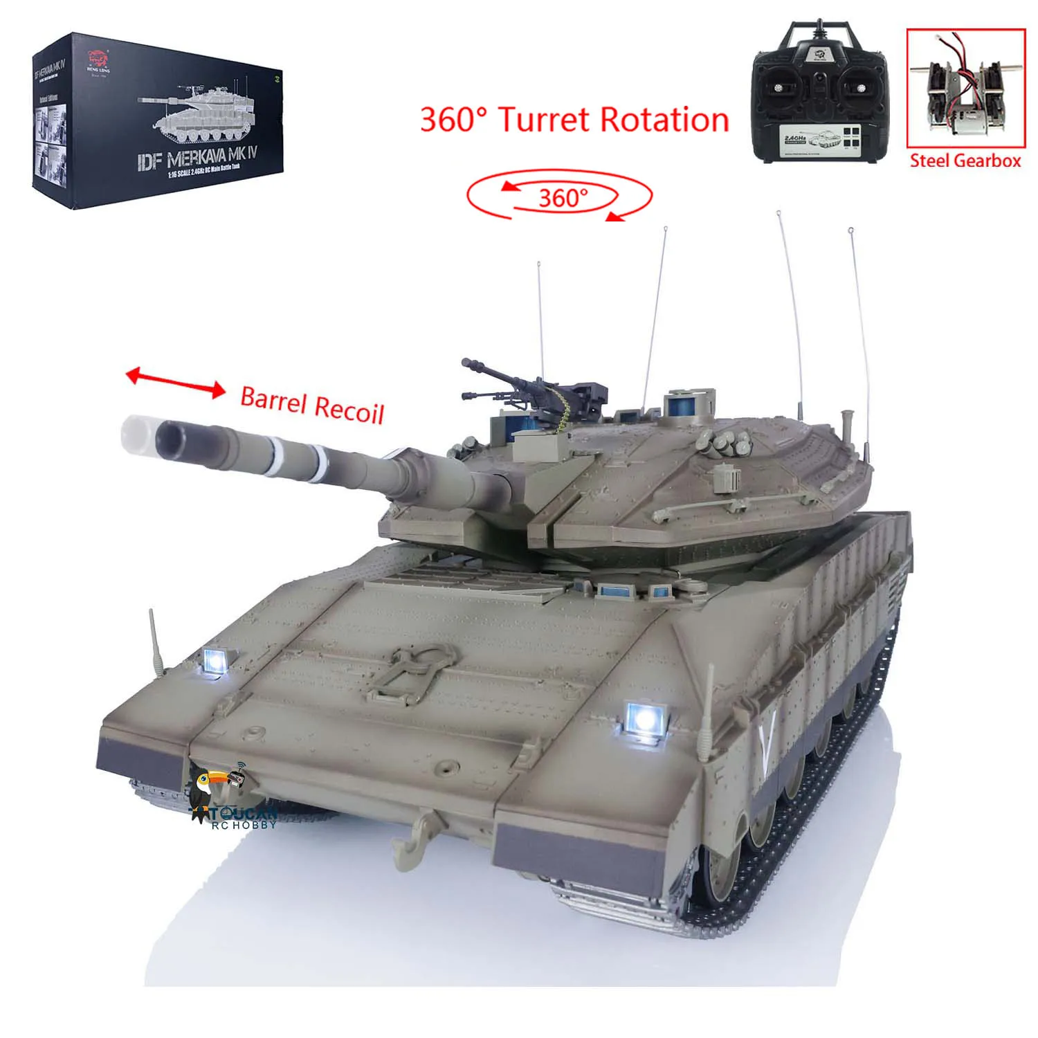1/16 Heng Long RC Tank IDF Merkava MK IV 3958 360 ° вращающийся обновленный выпуск USB Универсальное зарядное устройство для материнской платы
1/16 Heng Long RC Tank IDF Merkava MK IV 3958 360 ° вращающийся обновленный выпуск USB Универсальное зарядное устройство для материнской платы