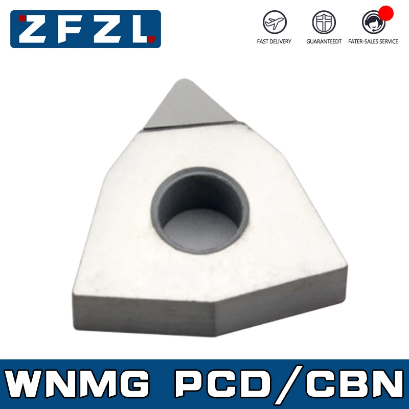 

1 шт. токарный станок WNMG PCD CBN токарный инструмент WNMG080402 WNMG080404 WNMG080408 алмазные вставки лезвие для алюминия CBN для твердой стали
