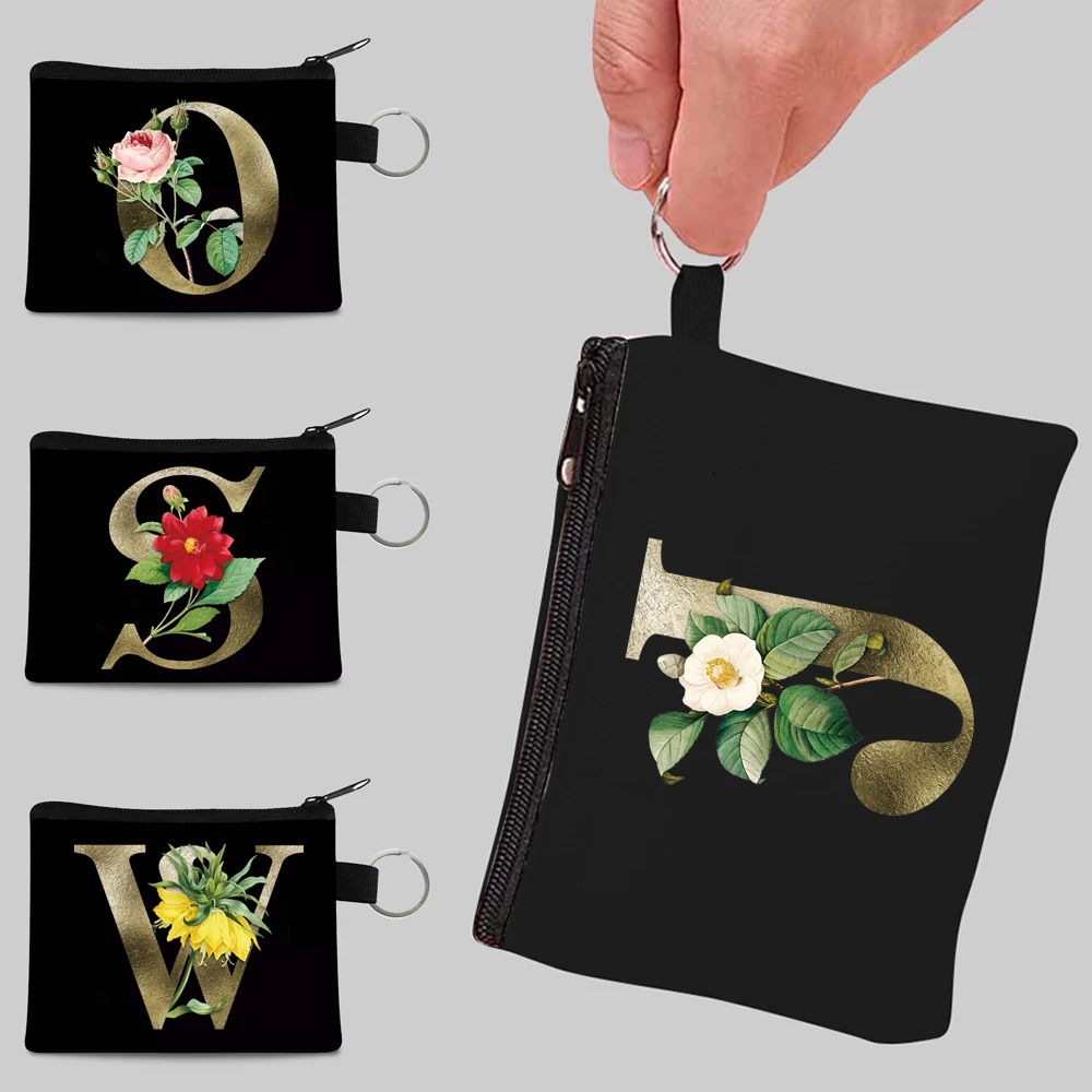 Mini Coin Purse Hand Holding Lipstick Bag Golden Flower 26 Letters Collection Girl Shopping Coin Purse Ladies Small Storage Bags
Mini Coin Purse Hand Holding Lipstick Bag Golden Flower 26 Letters Collection Girl Shopping Coin Purse Ladies Small Storage Bags