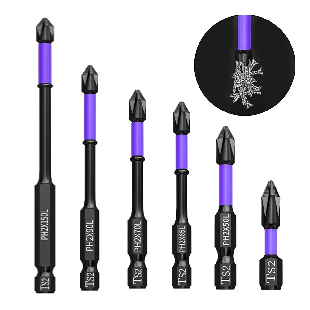 Non-slip PH2 Magnetic Alloy Steel Batch Head Cross Screwdriver Hardness Impact Drill Bit 25/50/65/70/90/150mm Hand Tools
Non-slip PH2 Magnetic Alloy Steel Batch Head Cross Screwdriver Hardness Impact Drill Bit 25/50/65/70/90/150mm Hand Tools