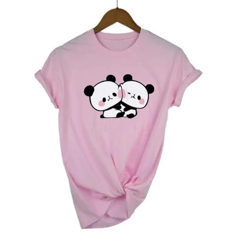 Kawaii Panda Cute Print T Shirt Women Tops Summer Short Sleeve Tshirt Harajuku Shirt Cotton Casual Plus Size Tee Shirt Femme
Kawaii Panda Cute Print T Shirt Women Tops Summer Short Sleeve Tshirt Harajuku Shirt Cotton Casual Plus Size Tee Shirt Femme