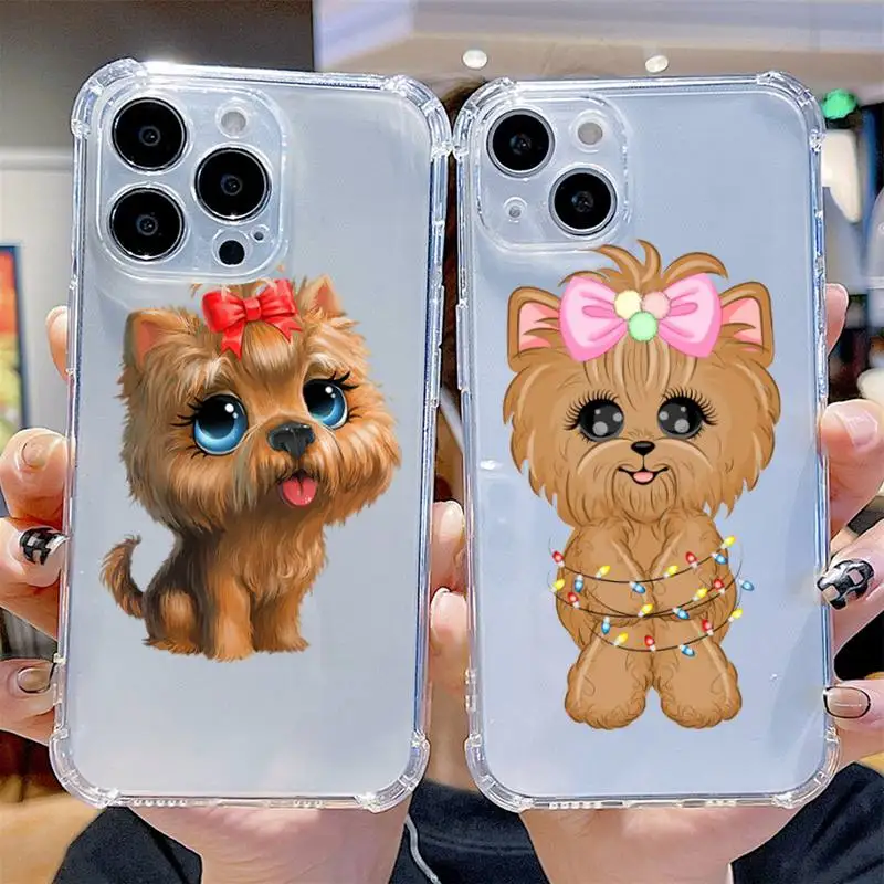 York shire Terrier dog Phone Case For iPhone 11 12 Mini 13 14 Pro XS Max X 8 7 6s Plus 5 SE XR Transparent Shell
York shire Terrier dog Phone Case For iPhone 11 12 Mini 13 14 Pro XS Max X 8 7 6s Plus 5 SE XR Transparent Shell
