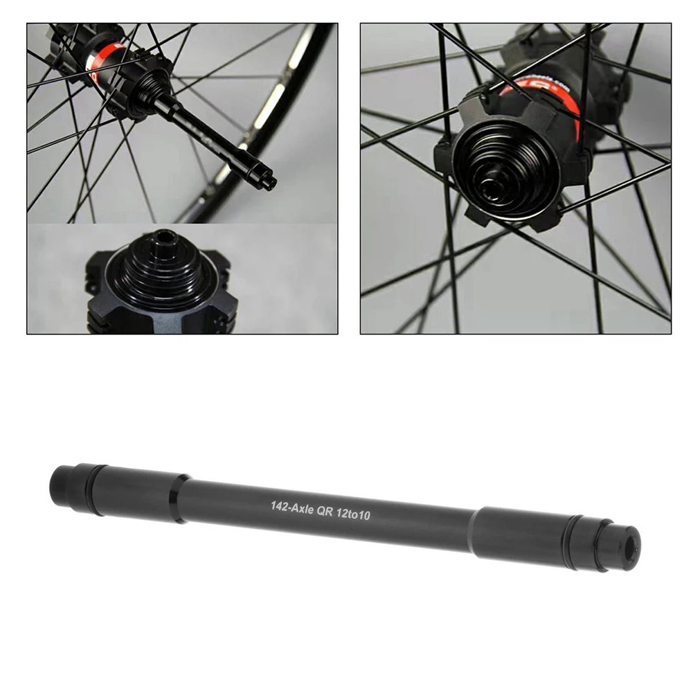Bike Bicycle Rear Hub Thru Axle Adapter Aluminum Alloy 135/142/148x12mm To Quick Release 10mm Black Durable Practical
Bike Bicycle Rear Hub Thru Axle Adapter Aluminum Alloy 135/142/148x12mm To Quick Release 10mm Black Durable Practical
