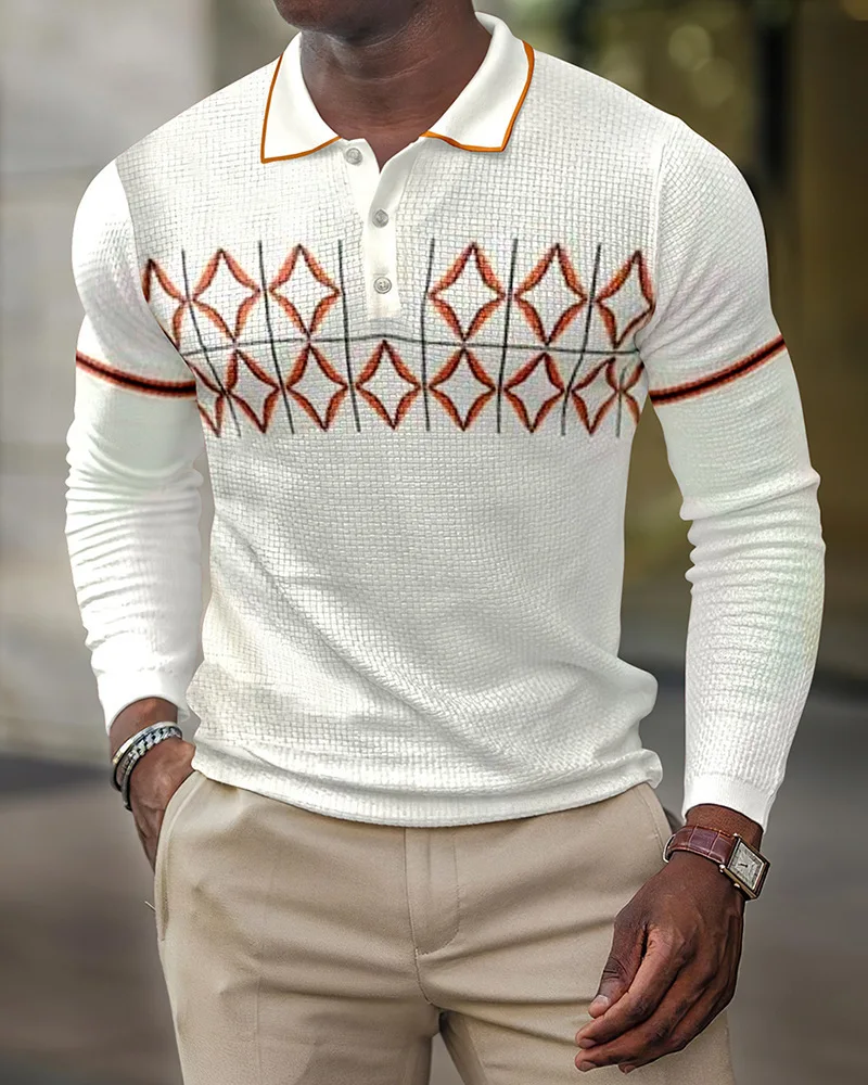 2023 Spring New European and American 3d Printing Casual Retro Long-sleeved Men's Polo Shirt
2023 Spring New European and American 3d Printing Casual Retro Long-sleeved Men's Polo Shirt
