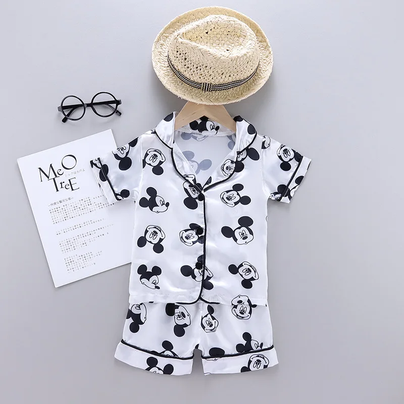 Girls Boys Disney Home Clothes Summer Kids Mickey Mouse Shirts with Shorts 2 Piece Soft Outfits 2-6 Years Children Clothing Suit
Girls Boys Disney Home Clothes Summer Kids Mickey Mouse Shirts with Shorts 2 Piece Soft Outfits 2-6 Years Children Clothing Suit