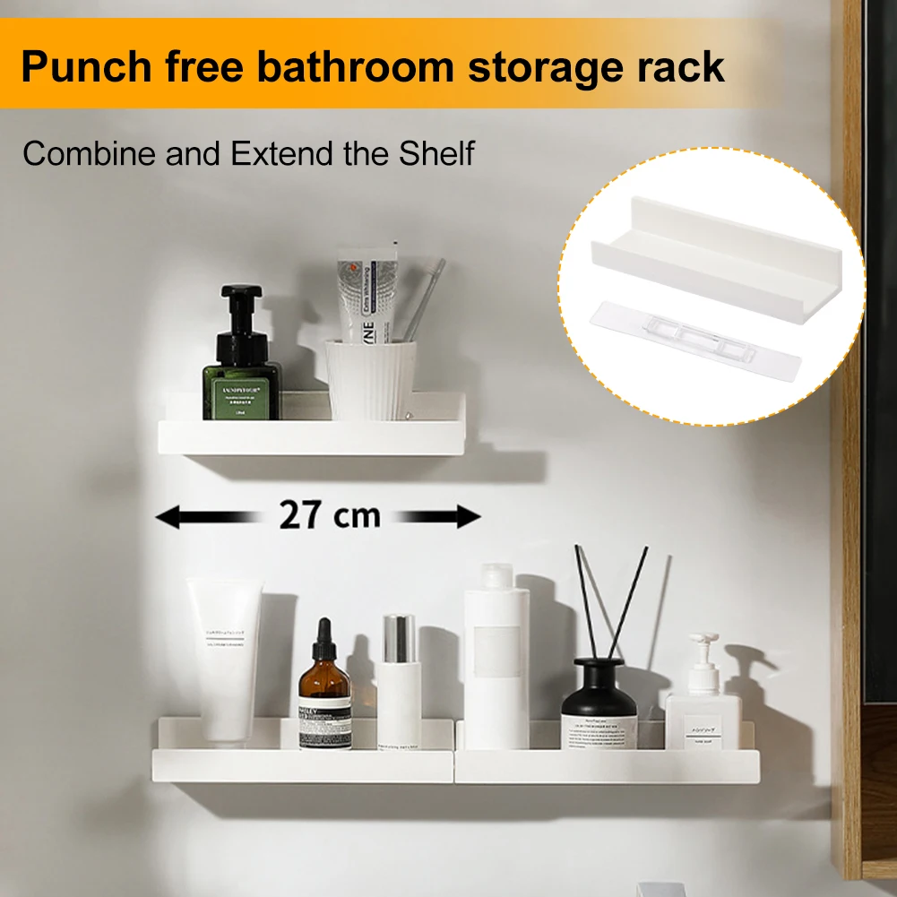 1PCS Punch Free Bathroom Storage Rack Multifunctional Wall-Mounted Shower Shelves Kitchen Spice Rack Bathroom Organizer
1PCS Punch Free Bathroom Storage Rack Multifunctional Wall-Mounted Shower Shelves Kitchen Spice Rack Bathroom Organizer