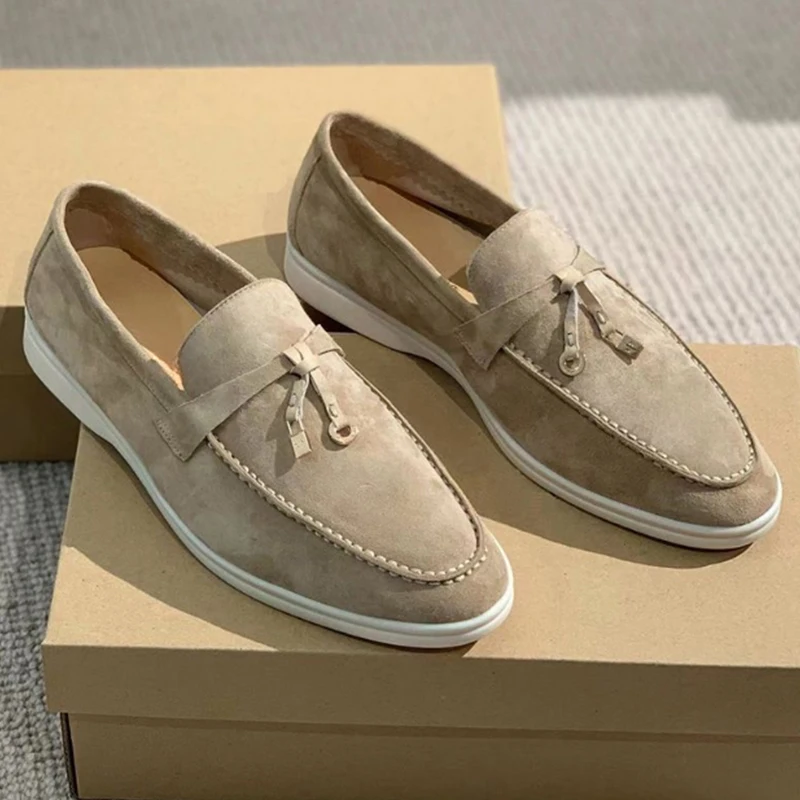 Simple Summer Walk Women's Dress Shoes New Hot-selling Leather LP Loafers Soft Sole Leisure Elegant Cashmere Mans Designs Shoes
Simple Summer Walk Women's Dress Shoes New Hot-selling Leather LP Loafers Soft Sole Leisure Elegant Cashmere Mans Designs Shoes