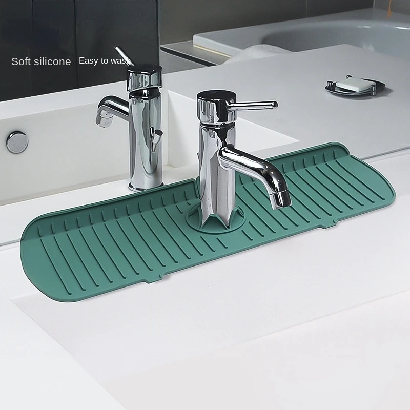 2 Piece Kitchen Silicone Faucet Pad Big Sink Splash Pad Countertop Protection Mat
2 Piece Kitchen Silicone Faucet Pad Big Sink Splash Pad Countertop Protection Mat