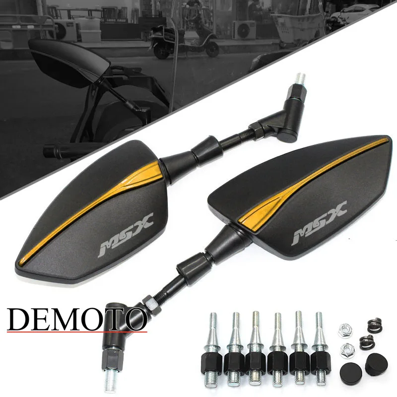 For Honda msx125 GROM MSX 125 Screw Thread Left Right Rear Rearview Mirrors
For Honda msx125 GROM MSX 125 Screw Thread Left Right Rear Rearview Mirrors