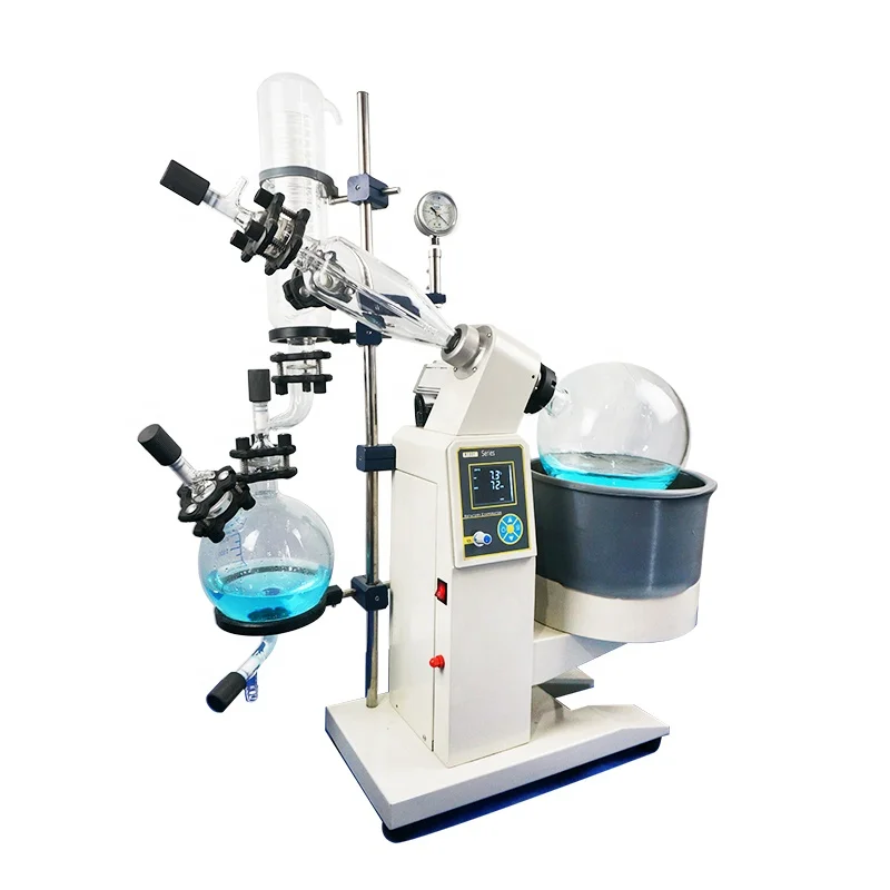 Small Fractionating Distillation Rotovapor Distillation Equipment For Essential Oil
Small Fractionating Distillation Rotovapor Distillation Equipment For Essential Oil