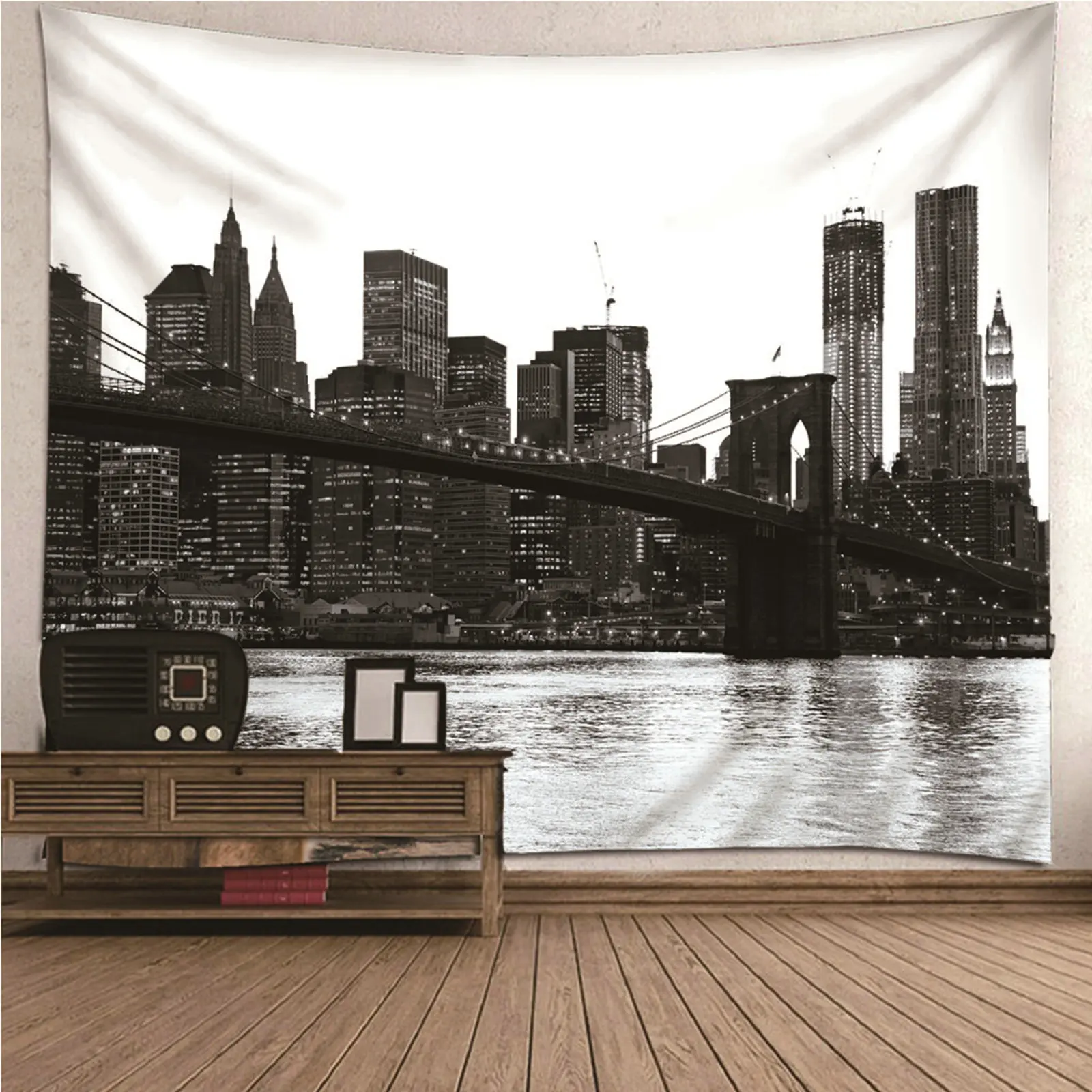 Wall Art Painting Hanging Tapestry Ceiling Bridge City Scenery Wall Hanging Blanket Dorm Art Decor Covering
Wall Art Painting Hanging Tapestry Ceiling Bridge City Scenery Wall Hanging Blanket Dorm Art Decor Covering