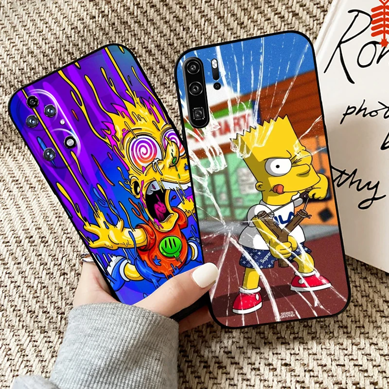 Cute Homer Family S-Sim Psons For Huawei P50 P40 P30 P20 Pro Lite 5G For Huawei P Smart Z 2021 Phone Case Coque Black
Cute Homer Family S-Sim Psons For Huawei P50 P40 P30 P20 Pro Lite 5G For Huawei P Smart Z 2021 Phone Case Coque Black