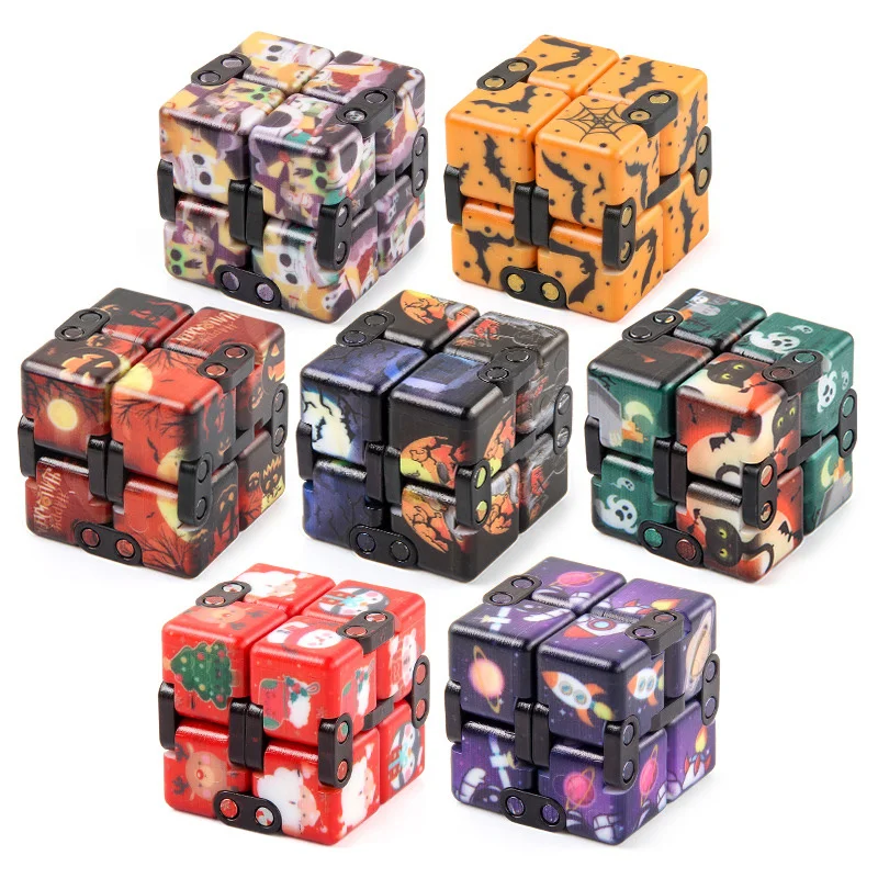 

Magic Cube Fidget Toy Autism Anti Stress Relief Creative Infinite Cube Office Flip Cubic Puzzle Stop Stress Reliever Autism Toys