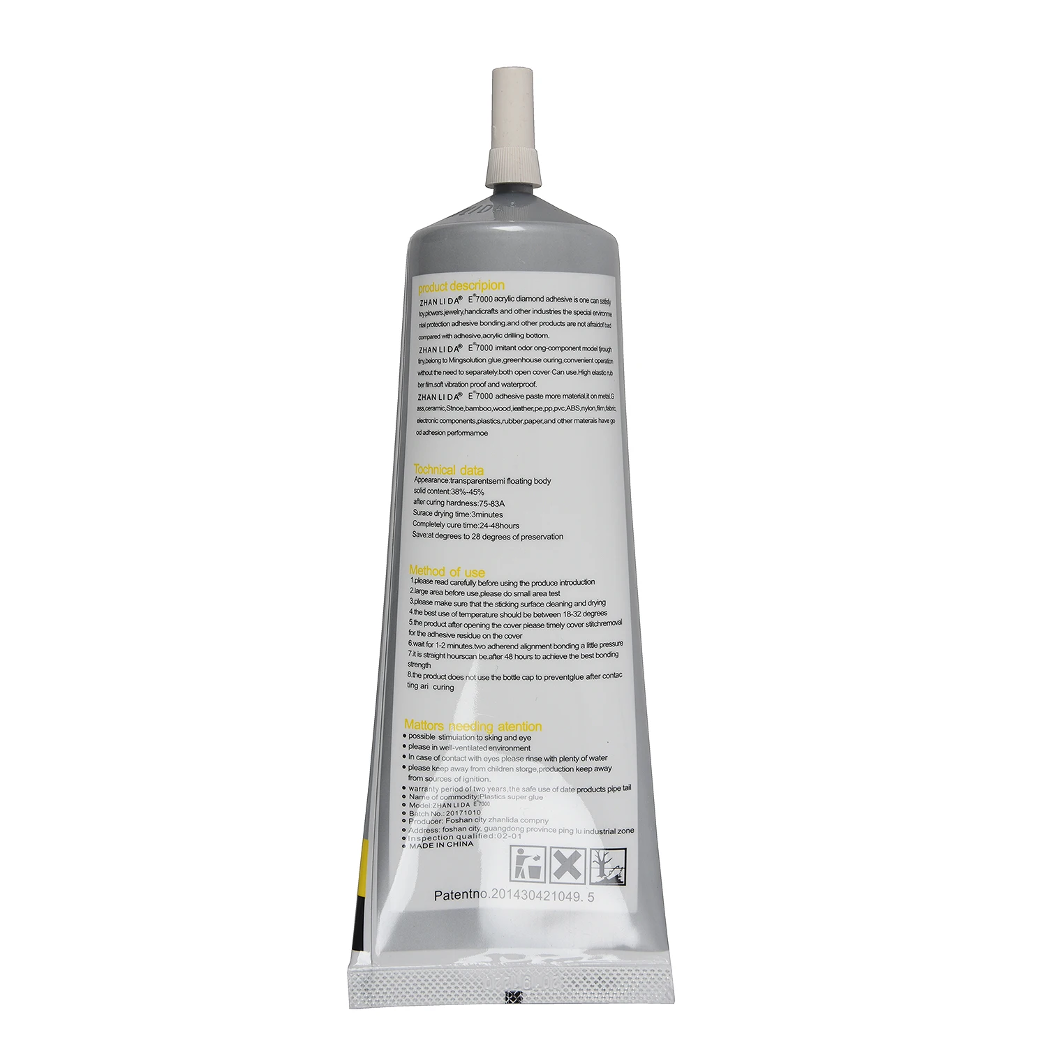 ZHANLIDA Телефон shell electronic plastic metal E7000 crafts клей для изготовления украшений 110ml
ZHANLIDA Телефон shell electronic plastic metal E7000 crafts клей для изготовления украшений 110ml