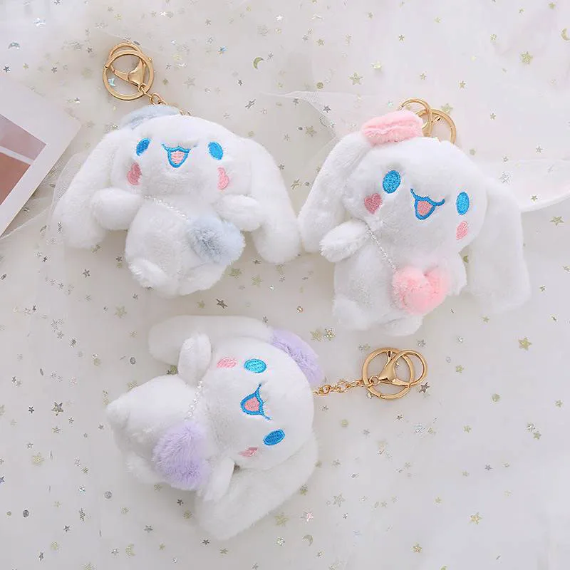 Kawaii Sanrio Cinnamoroll Keychain Female Cute Backpack Pendant Plush Keychain Girls Backpack Pendant Bag Jewelry Gift Couple
Kawaii Sanrio Cinnamoroll Keychain Female Cute Backpack Pendant Plush Keychain Girls Backpack Pendant Bag Jewelry Gift Couple