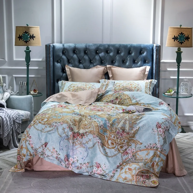 Egyptian Cotton Flat/Bed Duvet Cover Fitted sheet Morn Luxury Bedding Set Queen King Bed set parure lit ropa de cama
Egyptian Cotton Flat/Bed Duvet Cover Fitted sheet Morn Luxury Bedding Set Queen King Bed set parure lit ropa de cama