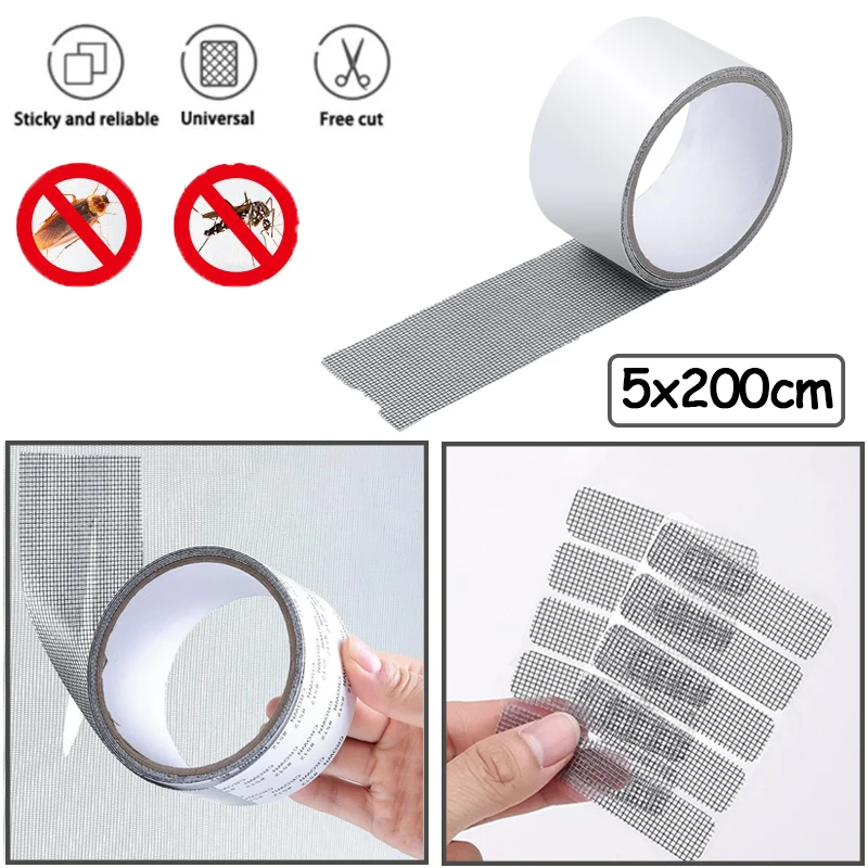 Self Adhesive Window Screen Repair Tape Anti-mosquito Mesh Repair Tape Mosquito Netting Patch Repair Broken Mesh Tape Tools
Self Adhesive Window Screen Repair Tape Anti-mosquito Mesh Repair Tape Mosquito Netting Patch Repair Broken Mesh Tape Tools