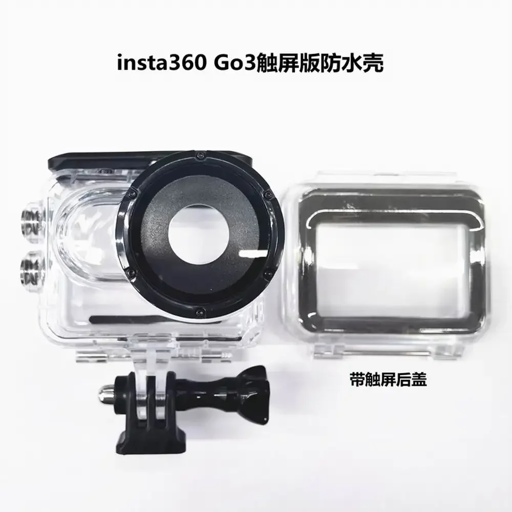 Waterproof Housing For Insta360 Go3 Action Camera Touch Screen Diving Shell Solid Back Cover + Touch Screen
Waterproof Housing For Insta360 Go3 Action Camera Touch Screen Diving Shell Solid Back Cover + Touch Screen
