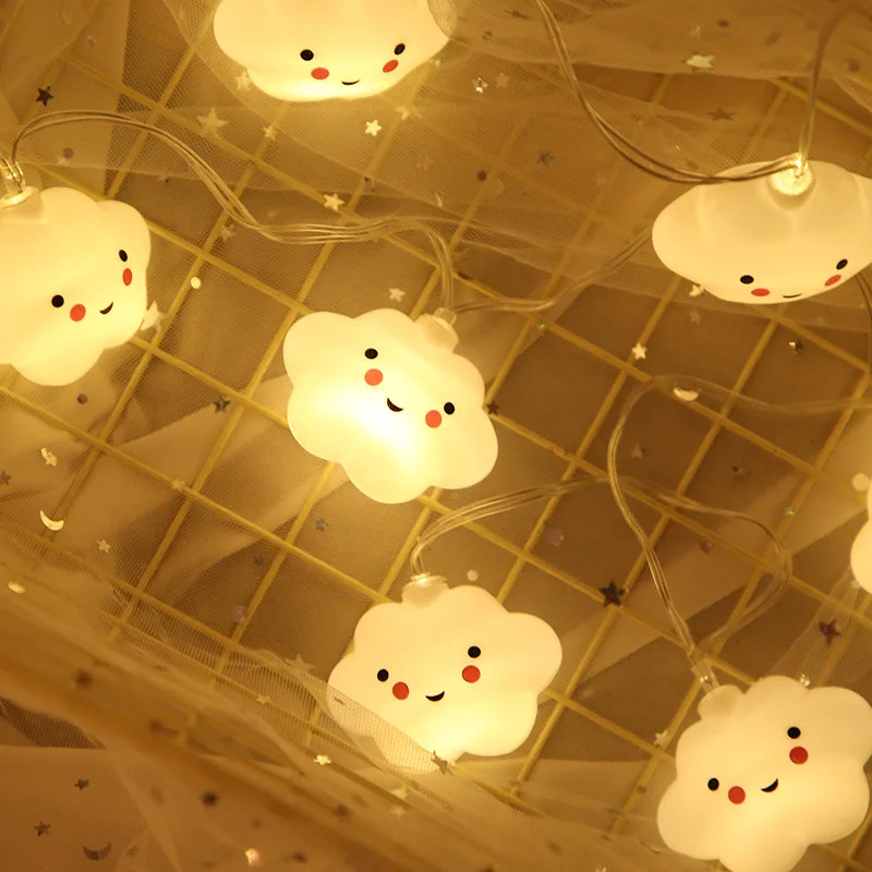 Cute Clouds Led String Light Ins Decoration Night Lamp Children's Room Fairy Lights For Home Valentine's Day Party Bedroom Decor
Cute Clouds Led String Light Ins Decoration Night Lamp Children's Room Fairy Lights For Home Valentine's Day Party Bedroom Decor