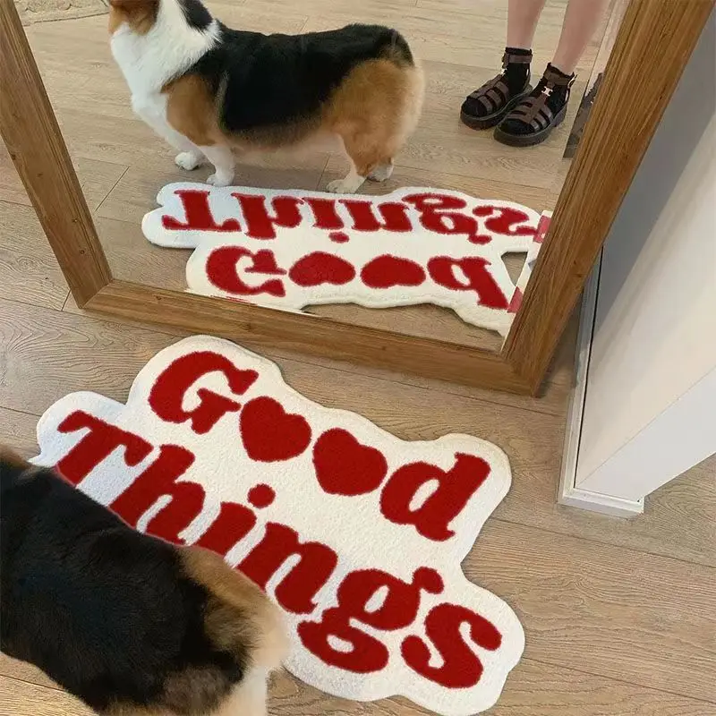 Irregular Good Things Rug For Bedroom Bedside Carpet Shaggy Faux Wool Living Room Area Rug Floor Mat
Irregular Good Things Rug For Bedroom Bedside Carpet Shaggy Faux Wool Living Room Area Rug Floor Mat