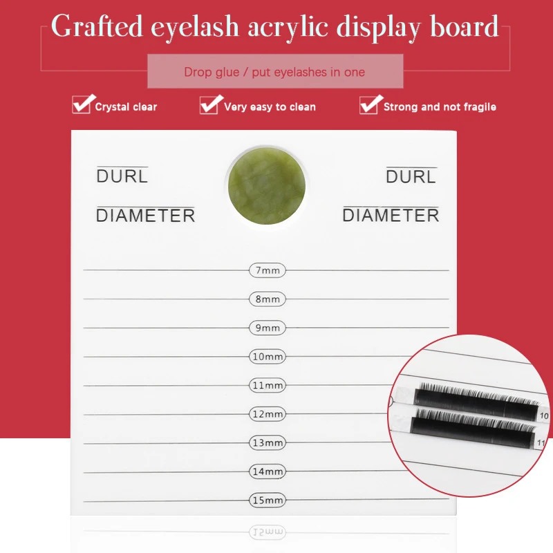 Gemstone Embellishment High-quality Scale Board Durable Versatile Precision Measurement Tool Double-sided Eyelash Salon Trending
Gemstone Embellishment High-quality Scale Board Durable Versatile Precision Measurement Tool Double-sided Eyelash Salon Trending