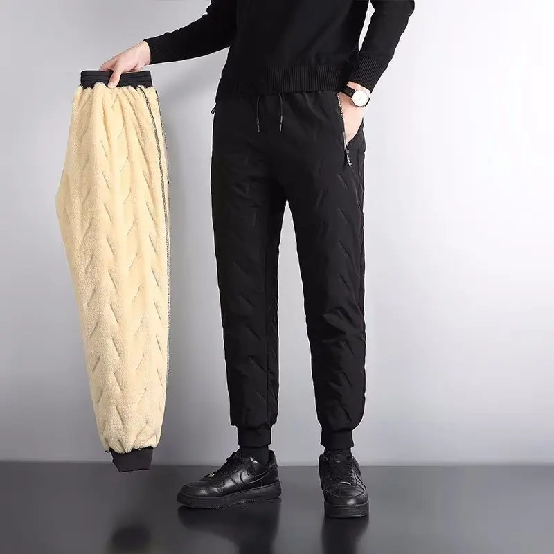 Plus Size Winter Down Cotton Pants man Thick Warm Harem Pants Female Elastic High Waist Casual Loose Trousers Pantalons 2022 new 
Plus Size Winter Down Cotton Pants man Thick Warm Harem Pants Female Elastic High Waist Casual Loose Trousers Pantalons 2022 new