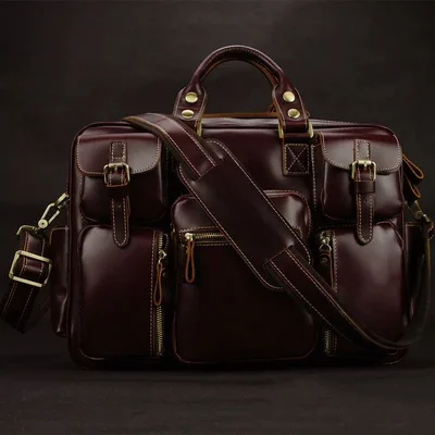 Luxury New 2018 Genuine Leather men briefcase business bag tote men's leather briefcase shoulder bag 15" Laptop bag free ship
Luxury New 2018 Genuine Leather men briefcase business bag tote men's leather briefcase shoulder bag 15" Laptop bag free ship