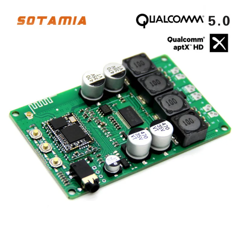 SOTAMIA Mini Power Amplifier Bluetooth 5.0 Qualcomm QCC3031/3034 Sound Amplifier 2x30W With TWS AUX APTXHD Amplificador
SOTAMIA Mini Power Amplifier Bluetooth 5.0 Qualcomm QCC3031/3034 Sound Amplifier 2x30W With TWS AUX APTXHD Amplificador