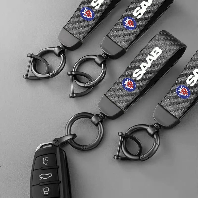 High-Grade Car Keychain Ring Carbon Fiber Metal Keychain Horseshoe Buckle for Saab 9-2X 9-3 9-5 9-7x 9-7 9-4X Car Accessoires
High-Grade Car Keychain Ring Carbon Fiber Metal Keychain Horseshoe Buckle for Saab 9-2X 9-3 9-5 9-7x 9-7 9-4X Car Accessoires