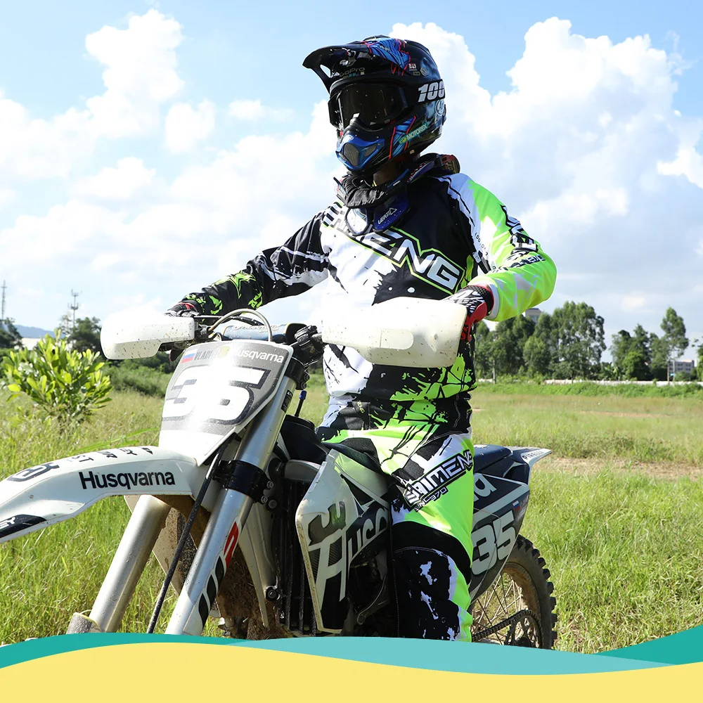 Motocross gear set Jersey and Pants child clothing big boy girl kid student custom made number name logo Off-road Combo
Motocross gear set Jersey and Pants child clothing big boy girl kid student custom made number name logo Off-road Combo