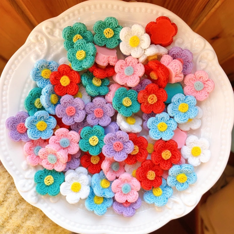 Mini Resin Colorful Flower Charms 20pcs/set Flatback Cabochons Handmade Supplies for DIY Hairpins Jewelry Scrapbooking
Mini Resin Colorful Flower Charms 20pcs/set Flatback Cabochons Handmade Supplies for DIY Hairpins Jewelry Scrapbooking