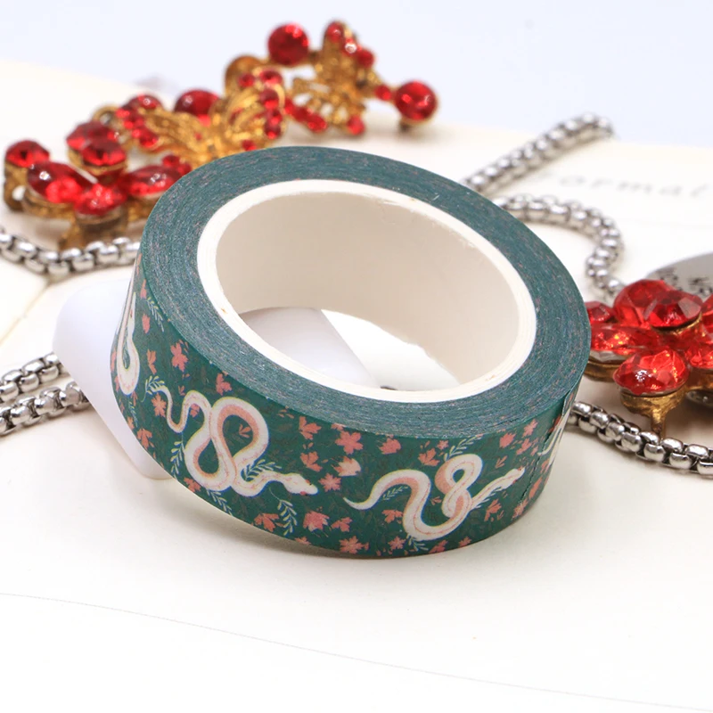 2022 NEW 10pcs/lot 15mm*10m Halloween Snake and Blue Leaves Washi Tape Scrapbooking Adhesive office supplies Masking Tape
2022 NEW 10pcs/lot 15mm*10m Halloween Snake and Blue Leaves Washi Tape Scrapbooking Adhesive office supplies Masking Tape