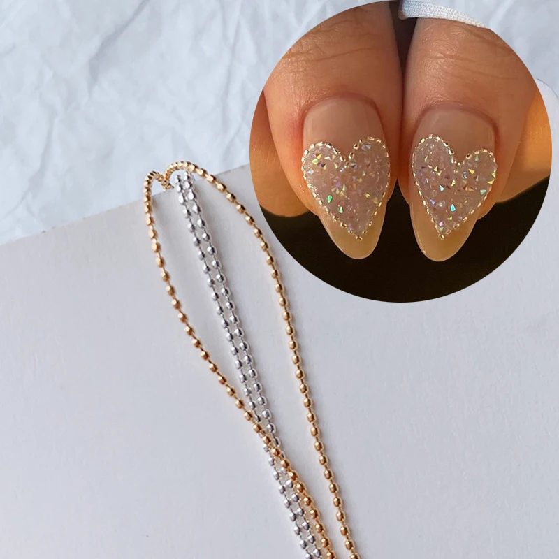 40cm Ultra-thin Nail Art Metal 0.8mm Steel Chain Nail Decor Ecorations Accessories Cutable Jewelry Drill Rhinestones for Nails
40cm Ultra-thin Nail Art Metal 0.8mm Steel Chain Nail Decor Ecorations Accessories Cutable Jewelry Drill Rhinestones for Nails