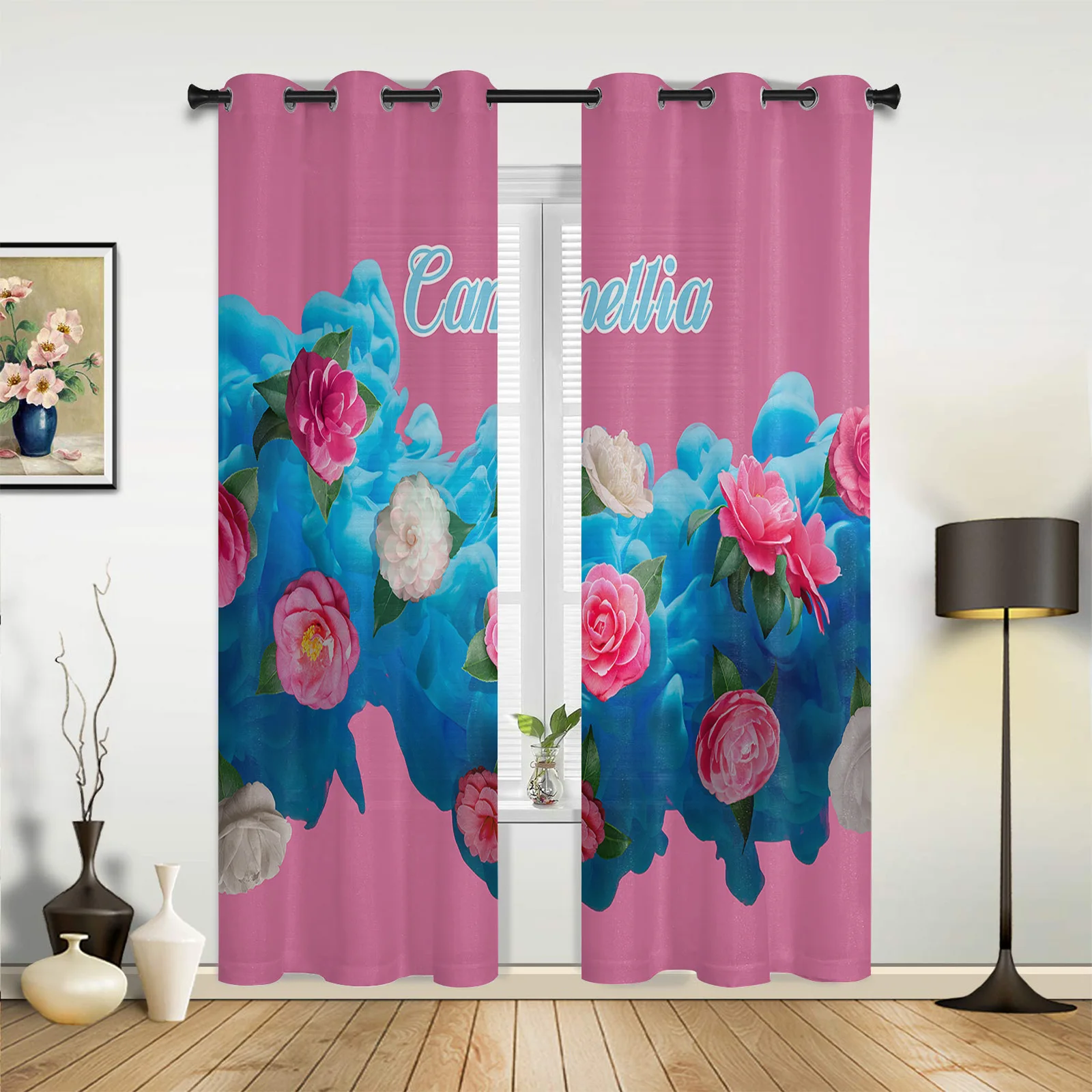 Занавеска на окно Camellia с голубым дымом, прозрачная, для гостиной, левая и правая, двупартная, открытая, с принтом, занавески для спальни
Занавеска на окно Camellia с голубым дымом, прозрачная, для гостиной, левая и правая, двупартная, открытая, с принтом, занавески для спальни