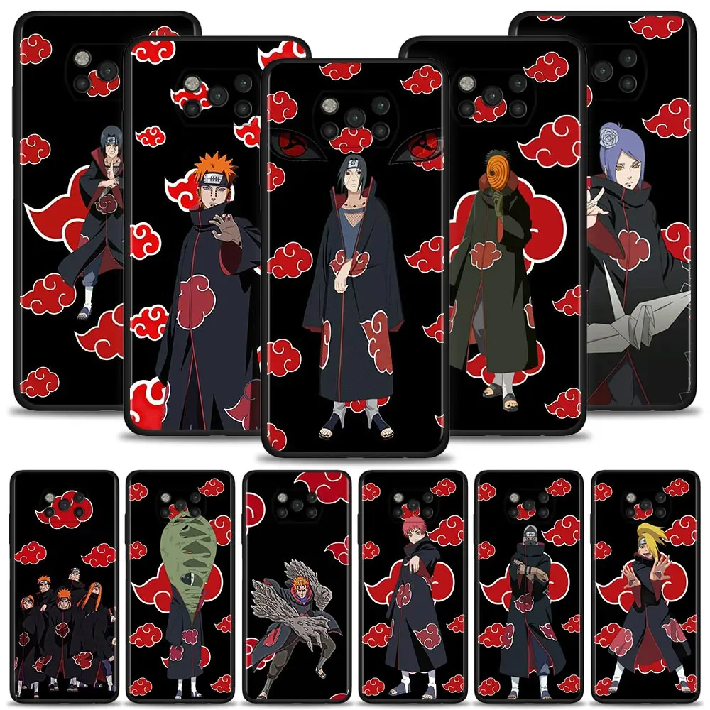 Anime Naruto Akatsuki Team For Xiaomi Mi 12 Pro 12X 11 10T Note 10 A2 Lite 5G 9 SE 9T for Xiaomi Poco X3 NFC M3 M4 Pro 5G Case
Anime Naruto Akatsuki Team For Xiaomi Mi 12 Pro 12X 11 10T Note 10 A2 Lite 5G 9 SE 9T for Xiaomi Poco X3 NFC M3 M4 Pro 5G Case