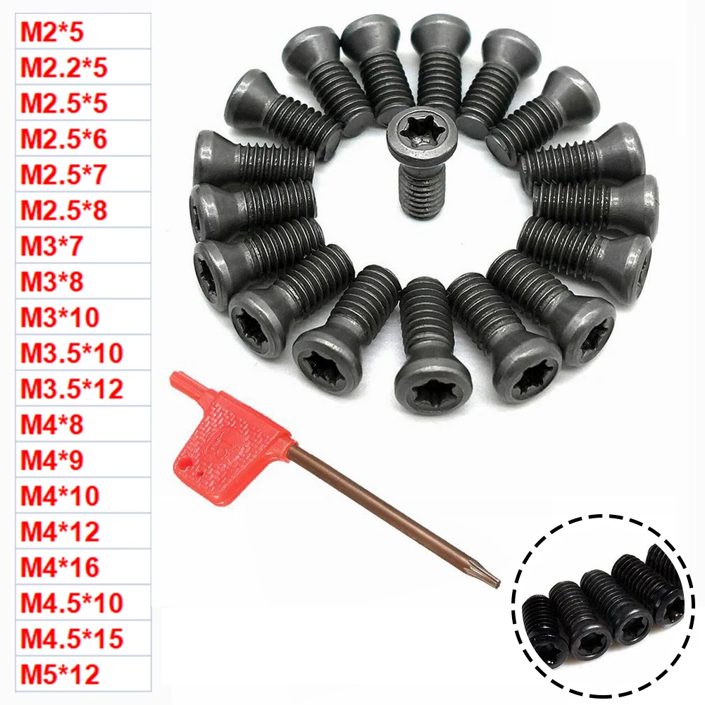 50 шт. M2/M2.5/M3/M3.5/M4/M5 звездообразные винты для замены карбидных лезвий держатель инструментов для токарного станка с ЧПУ для карбидных вставок
50 шт. M2/M2.5/M3/M3.5/M4/M5 звездообразные винты для замены карбидных лезвий держатель инструментов для токарного станка с ЧПУ для карбидных вставок