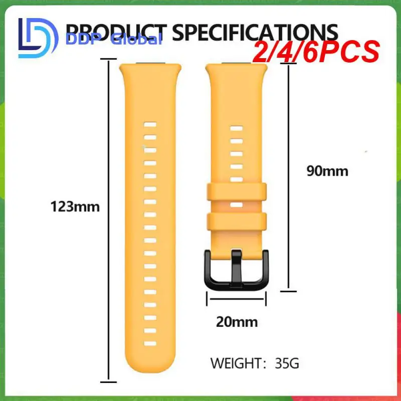 2/4/6PCS Stable Sports Fitness Bracelet Durable Silica Gel Replacement Strap Portable Anti-losing Replacement Bracelet
2/4/6PCS Stable Sports Fitness Bracelet Durable Silica Gel Replacement Strap Portable Anti-losing Replacement Bracelet