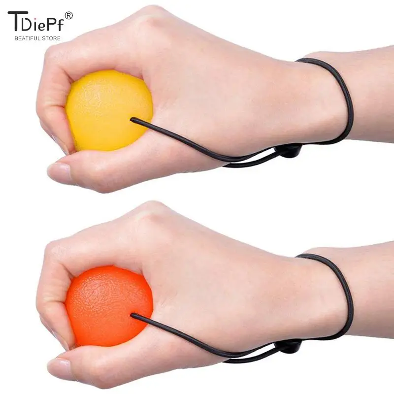1PCS Silicone Grip Ball With String Hand Trainer Finger Rehabilitation Grip Strength Device Grip Ball
1PCS Silicone Grip Ball With String Hand Trainer Finger Rehabilitation Grip Strength Device Grip Ball