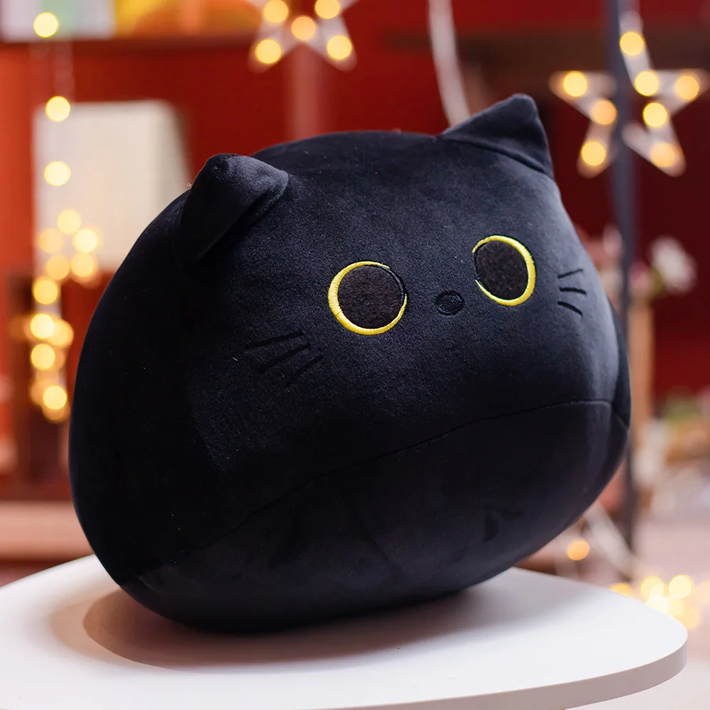 Wholesale Kawaii Black Cat Plush Toys Stuffed Soft Round Animal Cat Pillow Nap Cushion Creative Birthday Gift For Kids Children
Wholesale Kawaii Black Cat Plush Toys Stuffed Soft Round Animal Cat Pillow Nap Cushion Creative Birthday Gift For Kids Children