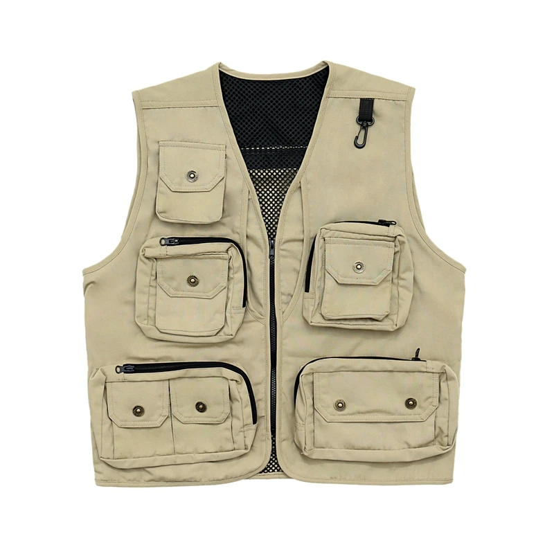 High Street Multi-pockets Sleeveless Zipper Jackets for Male and Female Retro V Neck Oversized Autumn Tank Tops Loose Vest
High Street Multi-pockets Sleeveless Zipper Jackets for Male and Female Retro V Neck Oversized Autumn Tank Tops Loose Vest